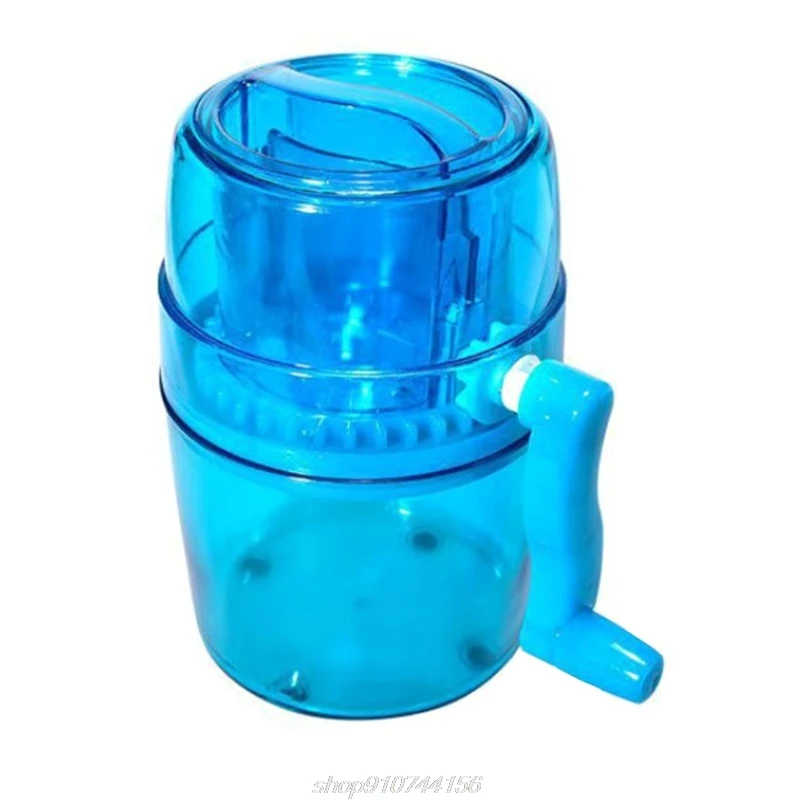 Household Mini Easy Ice Shavers Crusher Handheld Snow Manual Crushing Ice Machine Fried Machine Kitchen Tool 193F