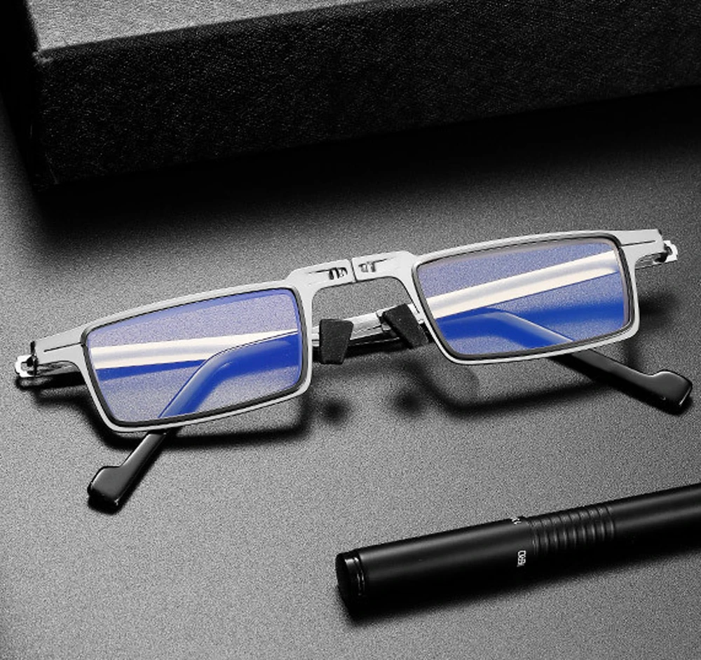 Складные портативные очки для чтения женщин и мужчин ультралегкие