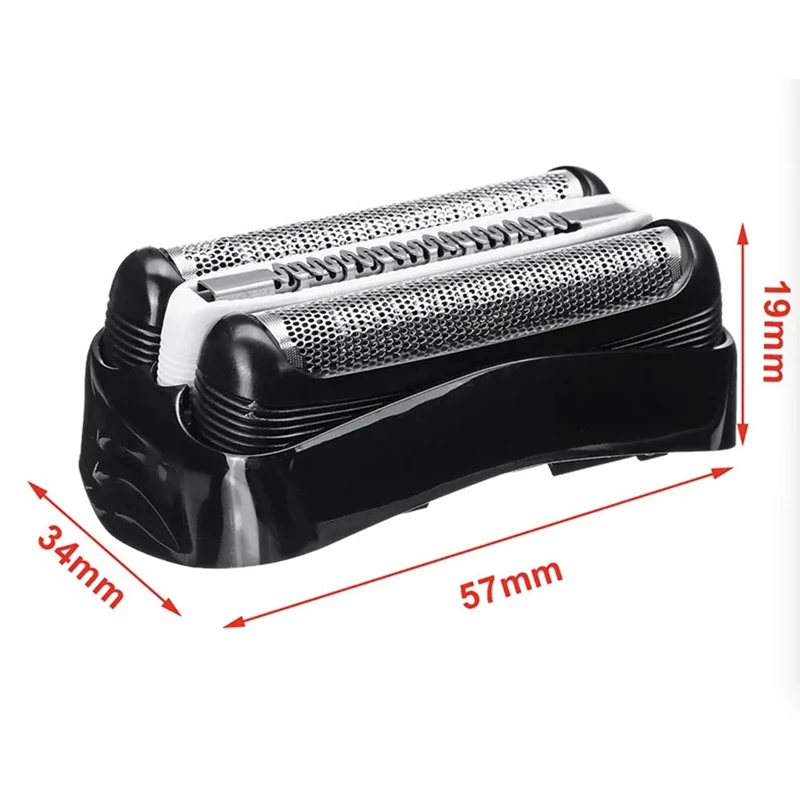 Shaver Replacement Blade Foil Head for Braun Series 3 32B 3090Cc 3050Cc 3040S 3020 340 320 Male Shaver Razor Black Head Foil Bea