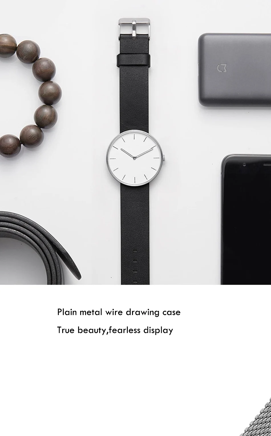 Xiaomi TwentySeventeen Stainless Quartz Couple Wristwatch Men Women Watch Waterproof Steel Strap Bracelet 3ATM Gift For Lover (4)