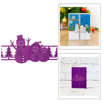 

2020 New Christmas Tree Snowman Hat and Scarf Metal Cutting Dies For DIY Scrapbooking Pop-Up Greeting Card Paper Making No Stamp
