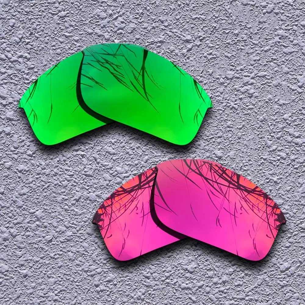 Green-Purple Red 2 пары поляризованных сменных линз для солнцезащитных очков от Rocket в бутылке оакли-несколько вариантов - Цвет линз: Green-Purple Red