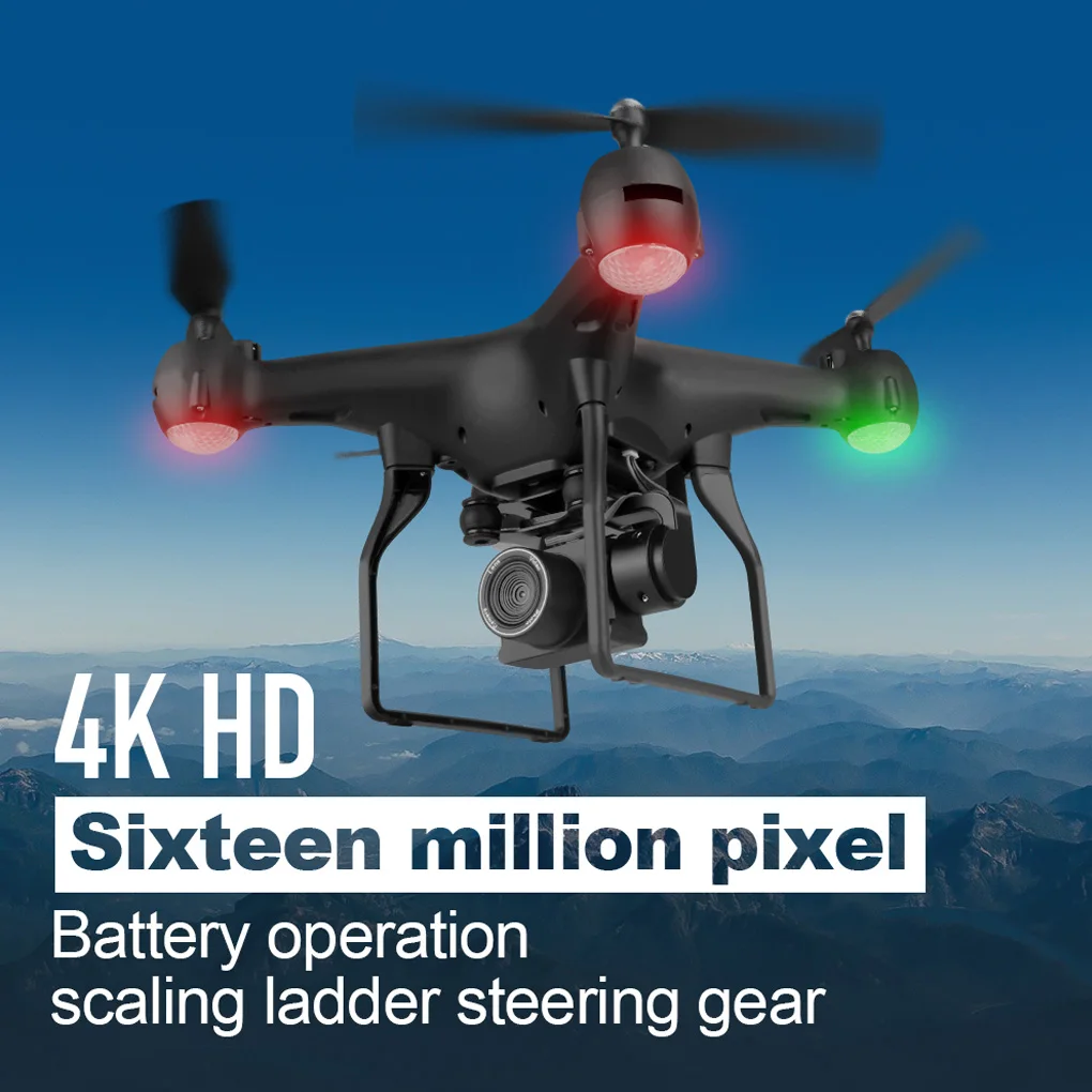 4K HD воздушный Дрон долговечный авиационный пульт дистанционного управления Квадрокоптер 2,4 г 6 осевой гироскоп осенний