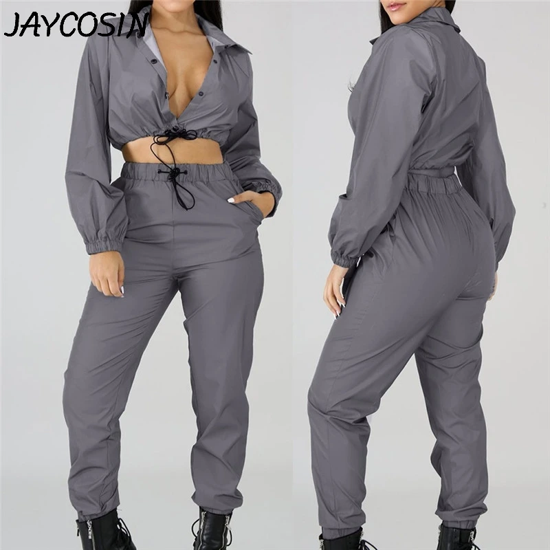 button down track pants