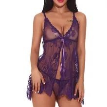 Сексуальное женское белье с v-образным вырезом без рукавов, женские атласные ночные халаты больших размеров, прозрачное кружевное ночное белье для женщин