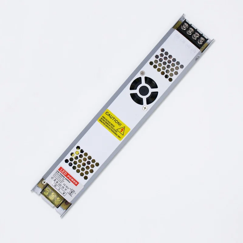 185-264v input24VDC Мощность, 60W до 400W светодиодные полосы, 24V ленты трансформаторы, реклама, светильник коробка 22 мм толщина светильник драйвер