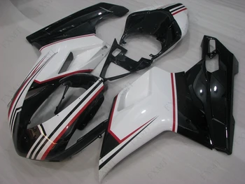 

1198 2008 Motorcycle Fairing for DUCATI 1098 2009 Fairing Kits 848 2007 - 2011 Fairing Kits Racing Black White