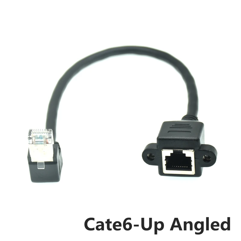 1PCS Multi-angle 90 Degree RJ45 Up Down Right Left Angled 8P8C FTP STP UTP  Cat