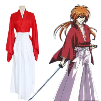 

Anime Rurouni Kenshin Himura Kenshin Kimono Cosplay Costumes Full Set Kendo Uniform ( Top + Pants + Belt )