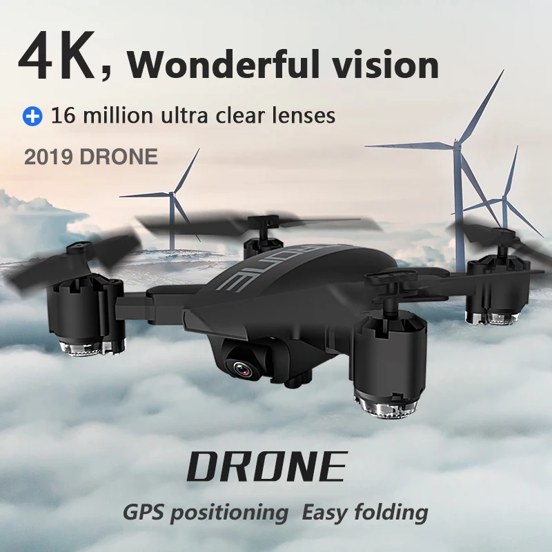  Kk12 drone GPS HD 4k 1080p 5G WIFI FPV drone height keeps Quadcopter sailing 15 minutes control dis