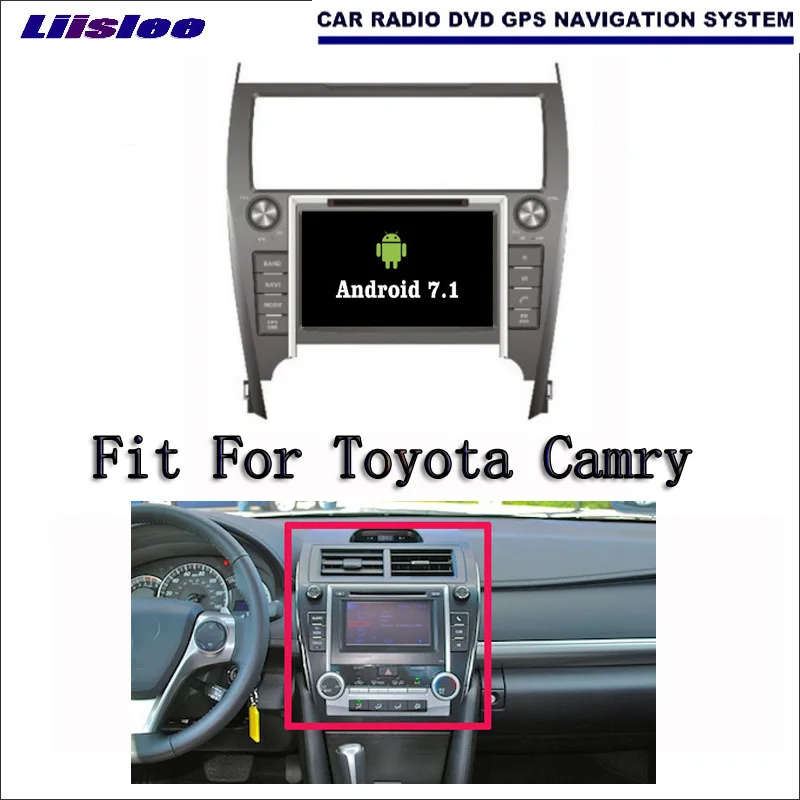 Liislee для Toyota Camry 2012 ~ 2014 Android 7 1 2G RAM автомобильное радио Аудио Видео Мультимедиа DVD