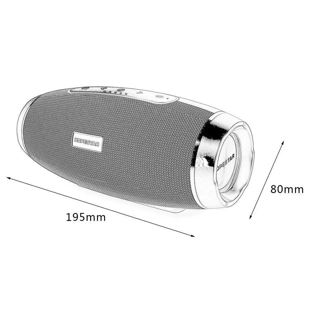 Мини беспроводной Bluetooth 4,2 динамик fm-передатчик музыкальный плеер внешний аккумулятор OLN