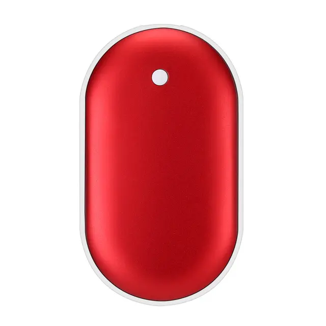 4000/8000Mah Aranyos Usb Újratölthető Led Elektromos Kézmelegítő Fűtés Travel Handy Longlife Mini Pocket Warmer Otthoni Melegítő Termék - Image 2