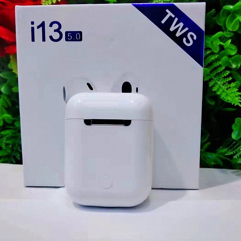Красочные i12 tws Bluetooth наушники беспроводные с сенсорным управлением 3D объемный