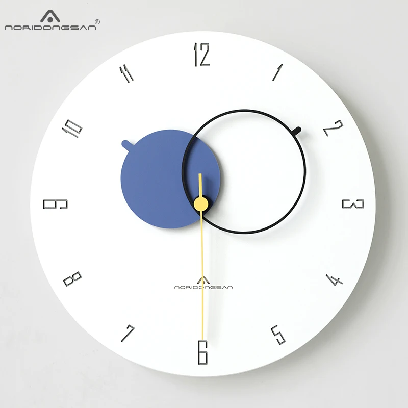 

Luxury Nordic Wall Clock Living Room Simple Modern Individual Creative Clocks Wandklok Round Art Silent Clocks Decor 6LS023