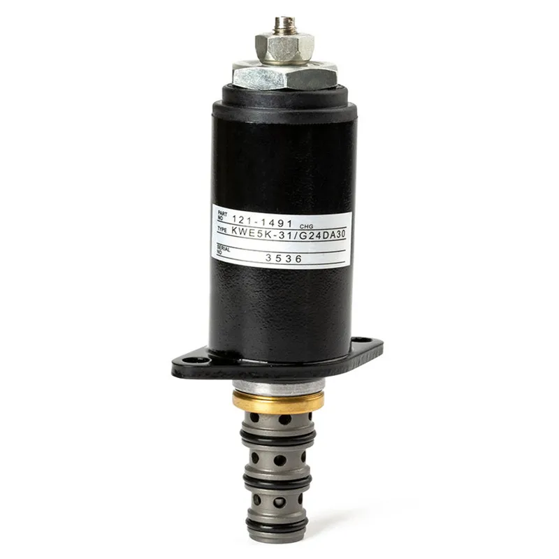Part # 121-1491 1211491 KWE5K-31 G24DA30 CAT Solenoid Valve For Caterpillar E320B/C/D 315C 325C Excavator Rotary Solenoid Valve