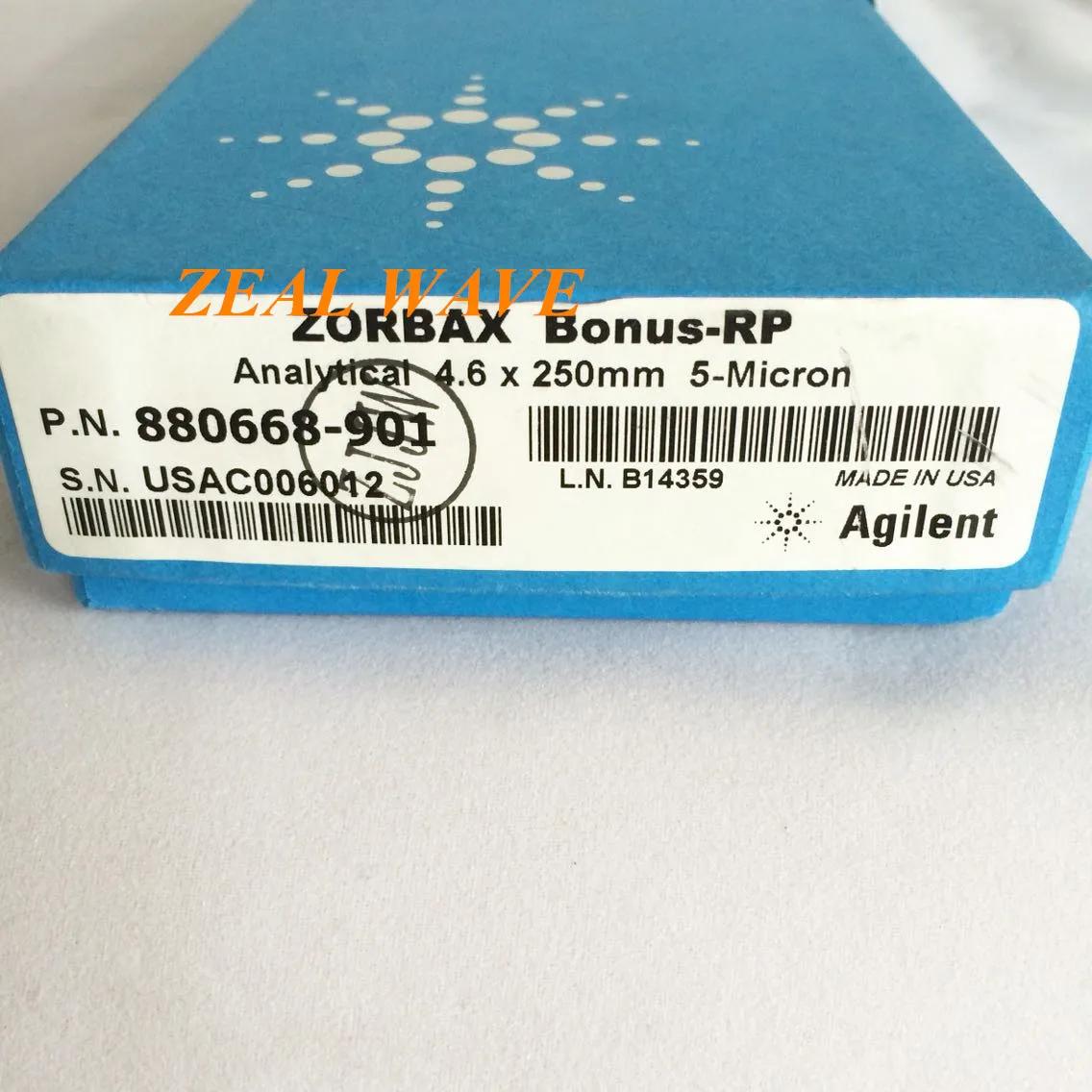 880668-901 Agilent Бонусная Колонка-RP 5u 4 6x250 мм колонка HPLC | Мобильные телефоны и