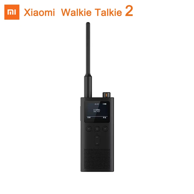 Рация Xiaomi Mijia Walkie Talkie 2 VHF/UHF 3 км-5 км 13 каналов черный | Электроника