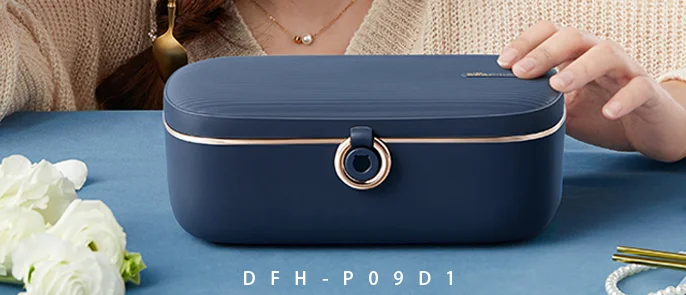Steamed vegetables with rice portable office worker multifunctional heating water free electric heating lunch box J03