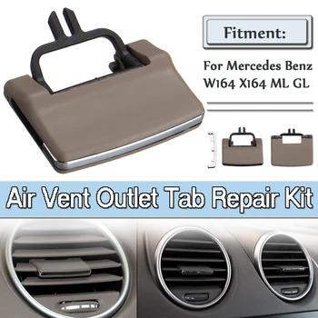 

1 Pcs A/C Air Conditioning Vent Paddle Outlet Clip Tab Repair Kit For Mercedes For Benz W164 X164 ML GL Grey Plastic Beige/Grey