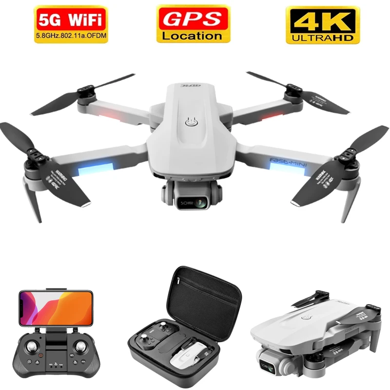 Hot Sale Products! F8 GPS Drone 5G HD 4K Camera Professional 2000m Image Transmission Drone Brushless Motor Foldable Quadcopter RC Dron Gift