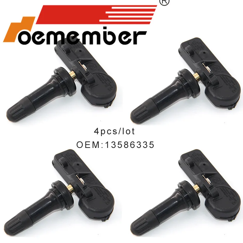 Four pieces Oember 4 шт. датчик давления в автомобильных шинах 13586335 TPMS система мониторинга для Buick Cadillac Chevrolet GMC Hummer Pontiac 315 МГц - Цвет: Four pieces