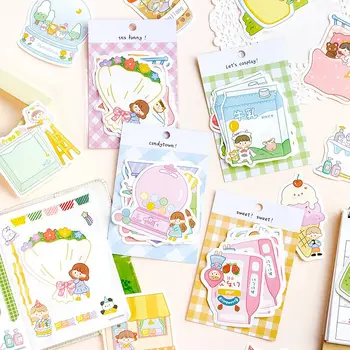 

MINKYS 25 Sheets Kawaii Memo Pad Note Paper Message Sheet Papers Decorative Card Paper For Journals Paperlaria School Stationery
