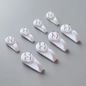 

50 pieces of practical invisible seamless nail home wall-mounted storage rack fixed photo decoration hook photo frame hook