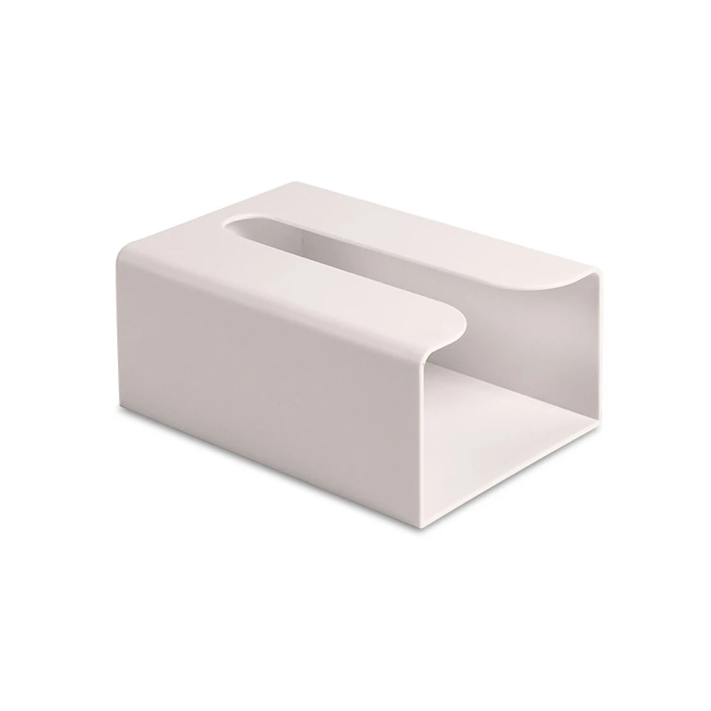 Бытовая офисная Непористая многофункциональная коробка для салфеток настенная АБС твердая пылестойкая бумага квадратное хранение легкий - Цвет: Apricot