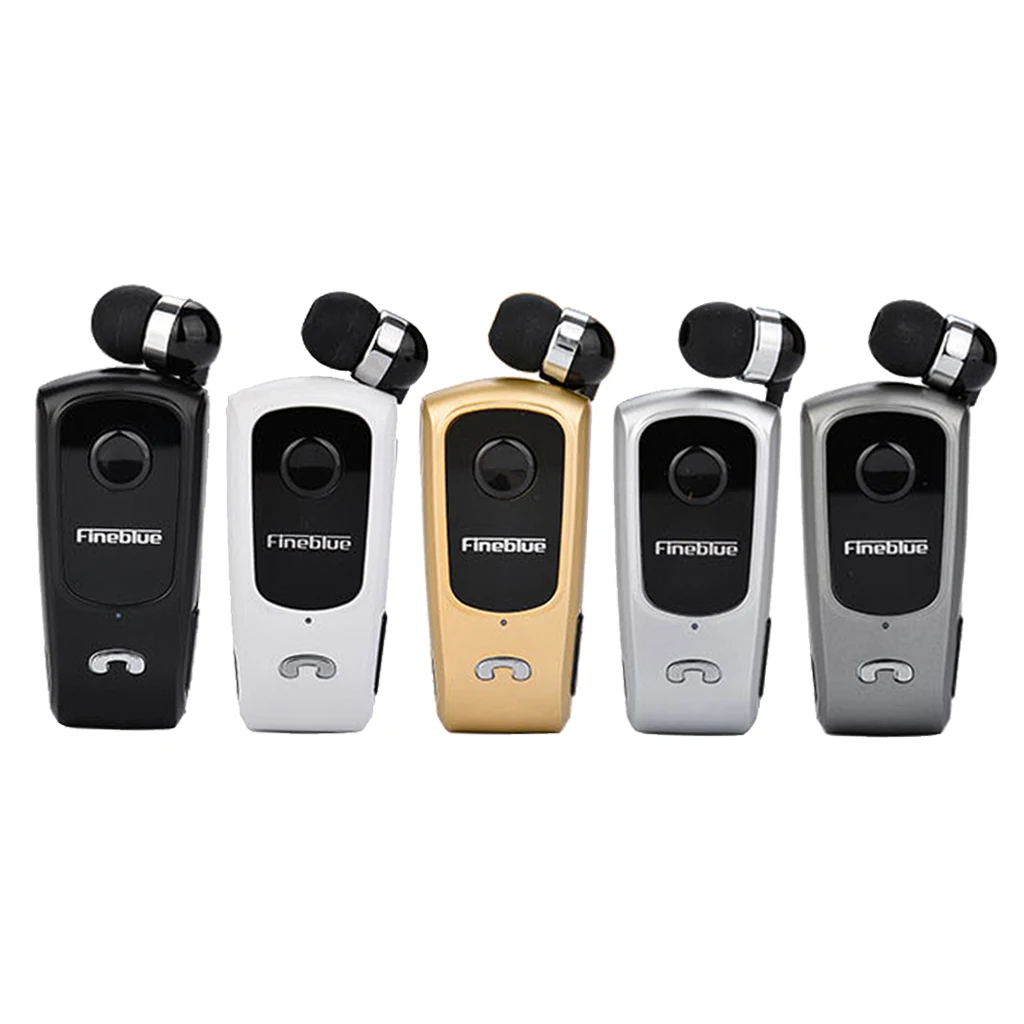 Portable Wireless Bluetooth Headset Clip Handfree BT Earphones w / Mic BT4.0