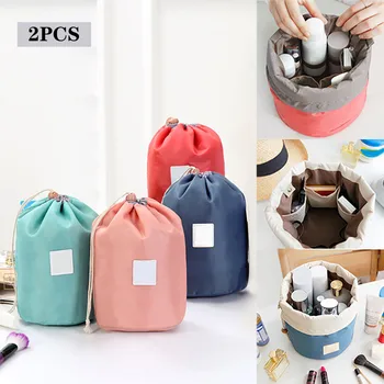 

Travel Drawstring Toiletry Cosmetic Portable Bags Organizer Large Capacity Pouch Toiletry Make Up Makeup Organizers Phone Bag