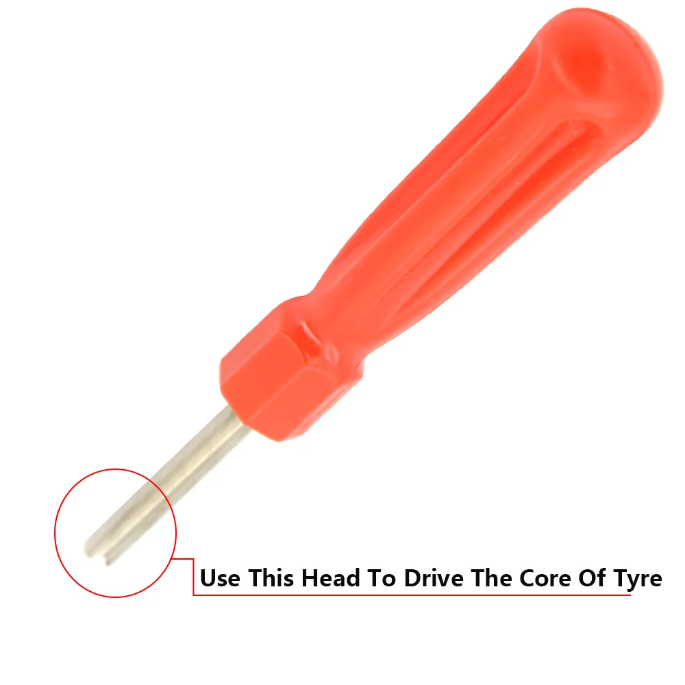 Auto Car Bicycle Slotted Handle Tire Valve Stem Core Remover Screwdriver Tire Repair Install Tool Car-styling Accessories