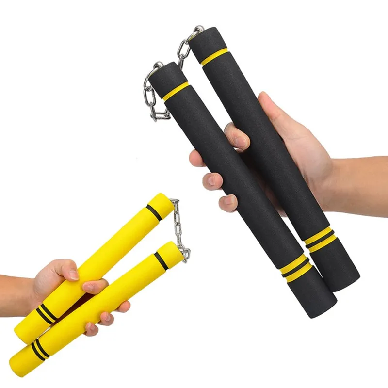 Детские боевые искусства безопасность детей Nunchakus Kungfu тренировка Брюса Ли