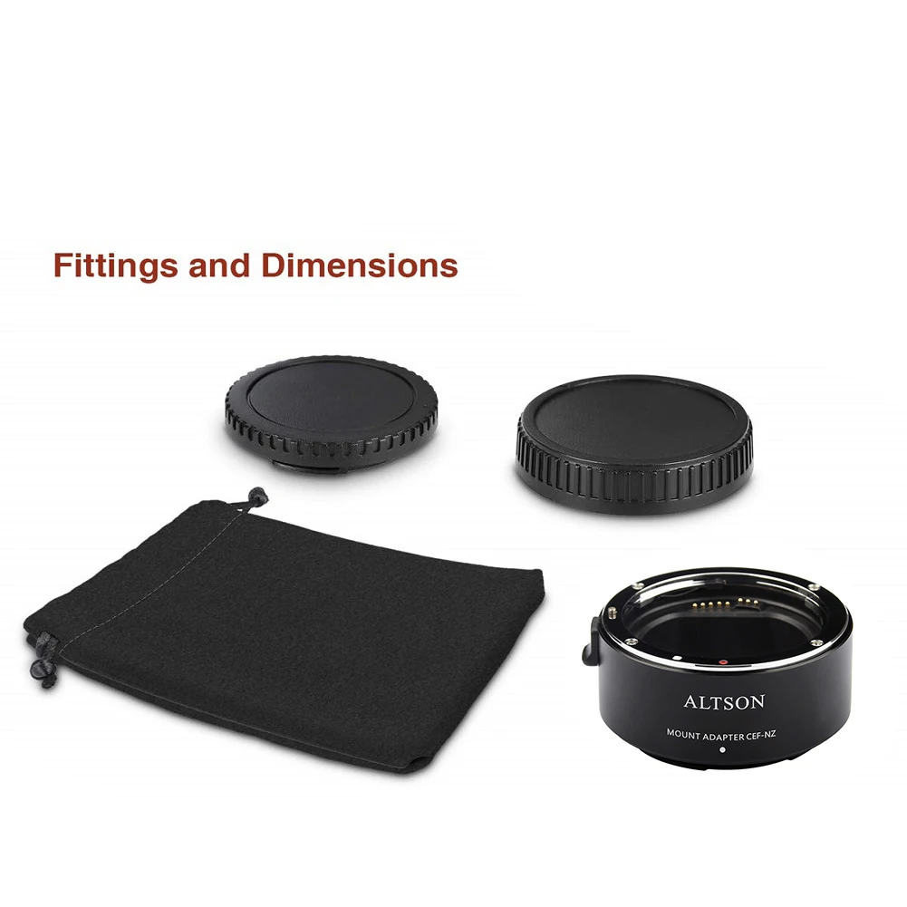 ALTSON Крепление объектива переходное кольцо высокая скорость автоматическая фокусировка стабилизация USB для Canon EF/EF-S объектив для Nikon Z6/Z7 z-крепление камеры