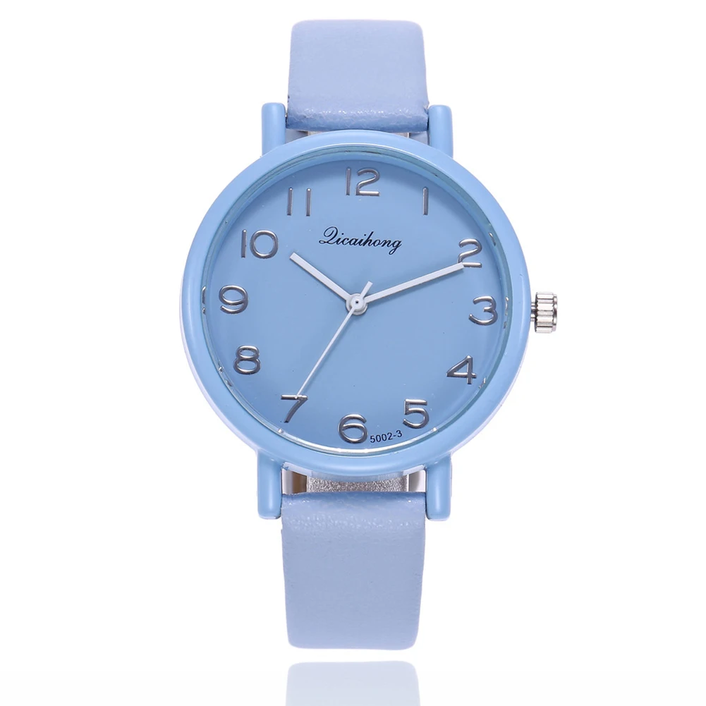 Наручные часы Роскошные модные часы для женщин браслет искусственная кожа ремешок Кварцевые Аналоговый дисплей студентов наручные часы для девочек подарок