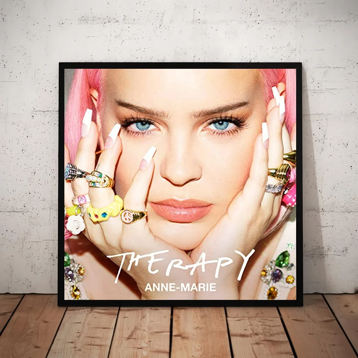 Anne Marie Therapy Music Album Cover Poster Canvas Art Print Home Decoration Wall Painting No Frame Painting Calligraphy Aliexpress