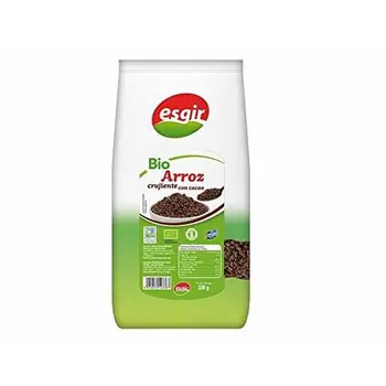 

Bio arroz crujiente con cacao ecológico sin gluten y sin lactosa envase 330 g