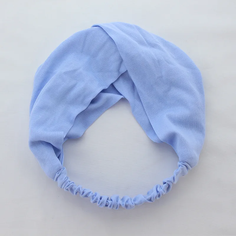 Blue Модные неоновые цветные женские повязки для волос, женские повязки на голову, женские аксессуары для волос - Цвет: Blue