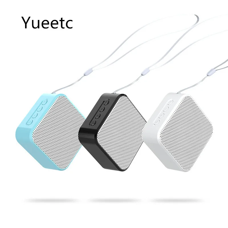 

Square Shaped Wireless Bluetooth Speaker Mini Portable Speaker Subwoofer Support TF Card Audio Cable with Hanging Rope