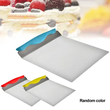 

Bread Transfer Moving Plate Practical Durable Scraper Cake Shovel Dough Pizza Cutter Stainless Steel Kitchen Pastry Random Color