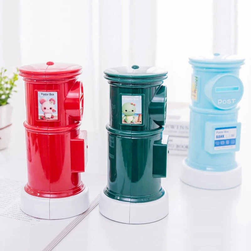 Postbox в форме Копилка Милая копилка для детей Детские банковские Игрушки Детские Подарки настольные украшения домашний декор копилка для монет