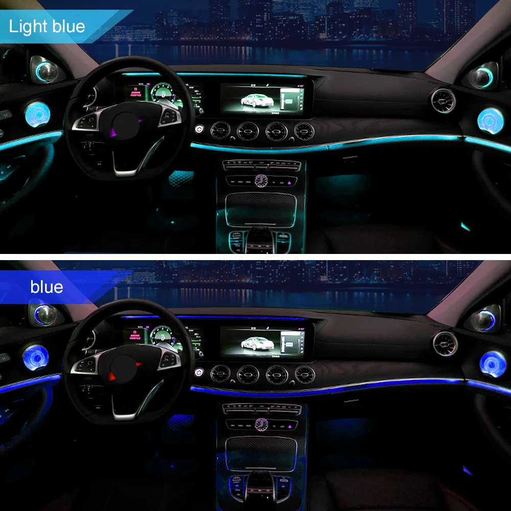 Автомобильный Дверной осветительный динамик крышка для Mercedes Benz GLC серия Высокое качество светящийся громкоговоритель крышка рог украшение