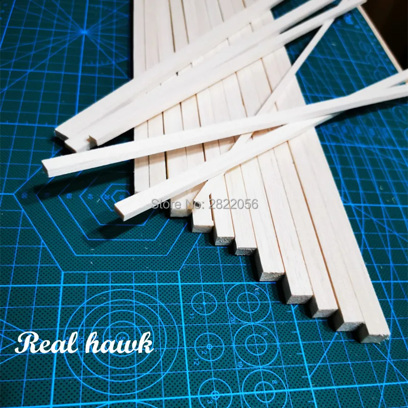 

25 pcs 200 mm length 5 mm thickness width 6/7/8/9/10 mm wood strip AAA+ Balsa Wood Sticks Strips for airplane/boat model DIY