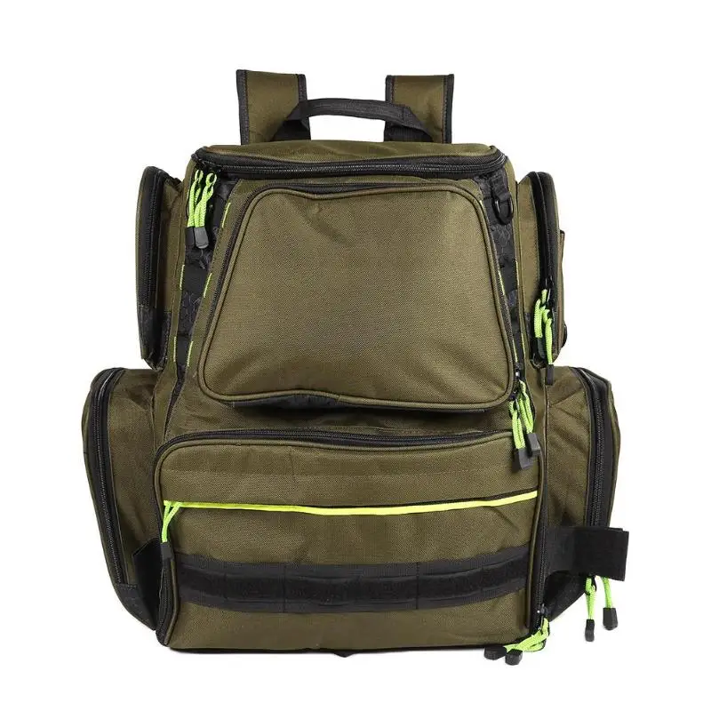 25L Fishing Bag Large Capacity Multifunctional Outdoor Fishing Tackle Accessories Storage Backpack Bag