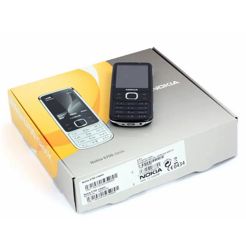 Разблокированный телефон Nokia 6700 классический мобильный телефон Nokia 6700C GSM 5MP Поддержка Русская и арабская клавиатура Восстановленный мобильный телефон