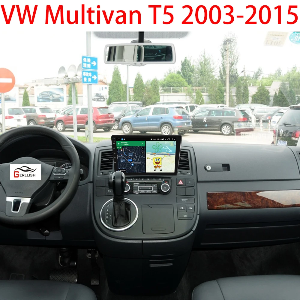 Мультимедиа Автомагнитола для Volkswagen Multivan VW T5 2003 - 2015 Touareg автобусный транспортер 9