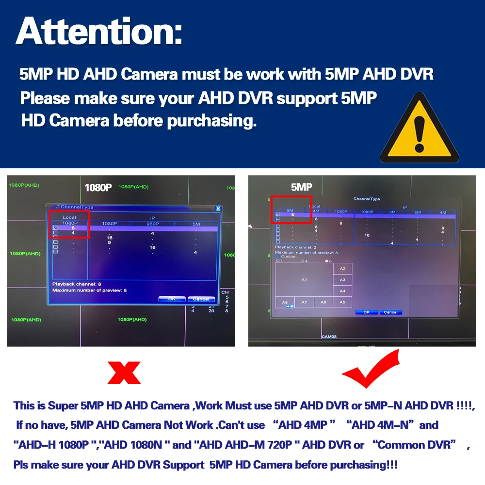 Ультра HD AHD 5MP 2MP пуля Водонепроницаемая камера видеонаблюдения Открытый Крытый ИК Ночное видение HD камера видеонаблюдения