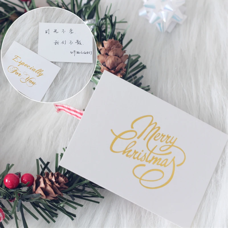 50pcs Oro Lettera Biglietti Di Auguri Per Il Compleanno Inviti Di Nozze San Valentino Biglietti Di Ringraziamento Biglietti E Inviti Aliexpress