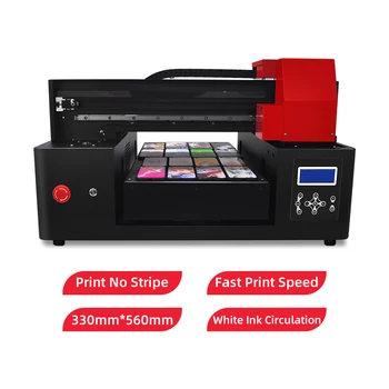 

Full Automatic Phone Case Printer UV Printer A3+ Flatbed Printer For Plastic Acrylic Metal Glass TPU Leather Fast Print Speed