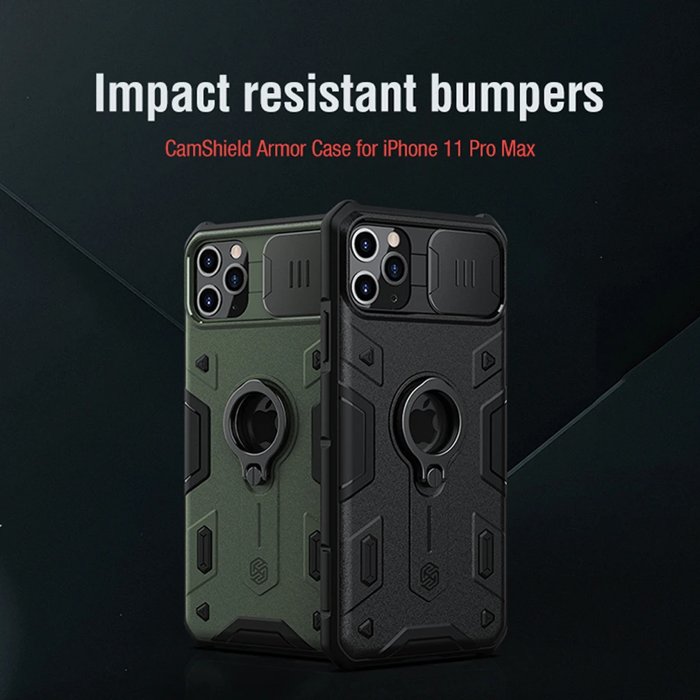 For iPhone 11 Pro Max Case NILLKIN CamShield Armor Case Lens protection Anti-fall phone case For iPhone 11 Pro